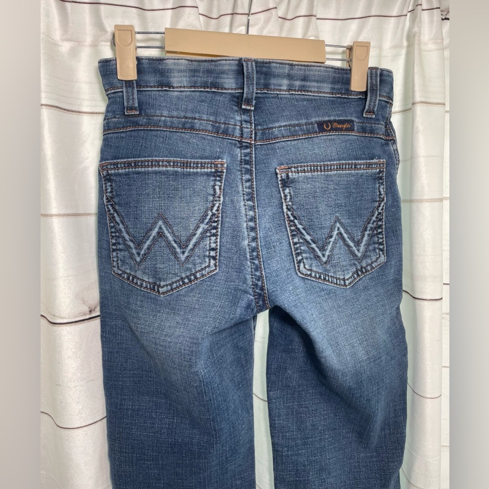Wrangler Willow Ultimate Riding Boot Cut Jeans- size 1/34 - Picture 10 of 13